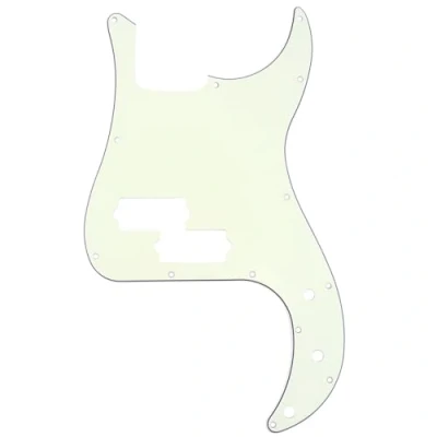 Imagen de Musiclily 13 Agujeros Precision Bass Pickguard Golpeador para Fender American/México Standard Bajo Estilo P, 3 capas Marfil