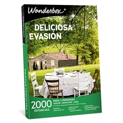 Imagen de WONDERBOX Caja Regalo Deliciosa EVASIÓN 1.590 estancias para Dos Personas