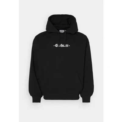 Imagen de Carhartt WIP Hooded Greatest HITS Jersey con capucha, Hombre, Talla: Medium, Black/white