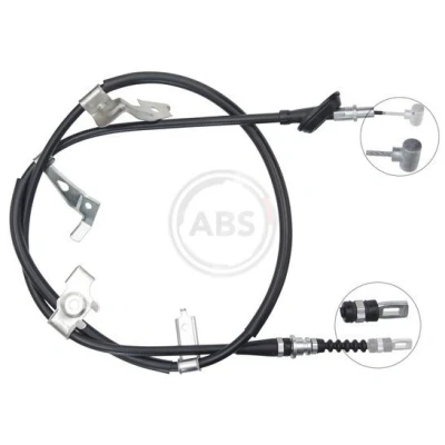 Imagen de A.B.S. K18980 Cable de Freno Mano 1638 Discos SUZUKI: SX4 I Hatchback