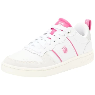 Imagen de K Swiss Lozan Match LTH, Zapatillas Mujeres, White Raspberry Starwhite Silver, 39 EU