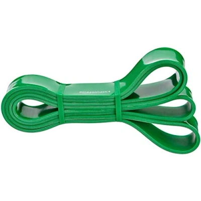 Imagen de Amazon Basics Banda elástica de resistencia y dominadas, 22.6 56.6 kg, Verde