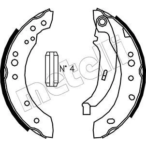 Imagen de Kit de zapatas METELLI 53 0513