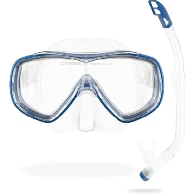 Imagen de Cressi Ondina VIP Premium Combo Set Gafas y Tubo Top para Niños 7/13 Años