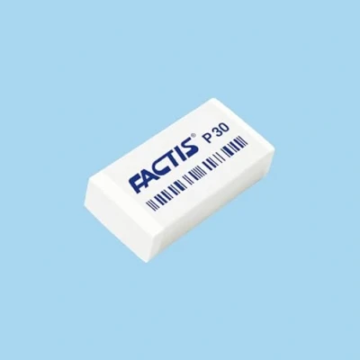 Imagen de Caja 30 gomas de borrar rectangulares P30 FACTIS®