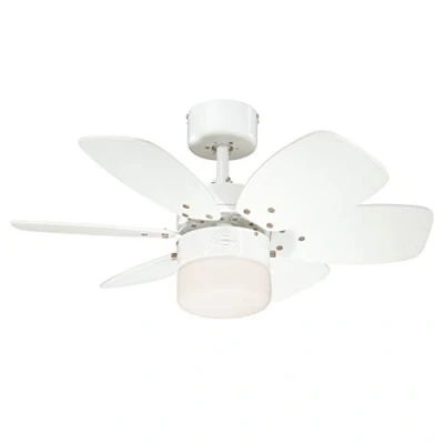 Imagen de Westinghouse Lighting Flora Royale Ventilador de Techo E27, Blanco
