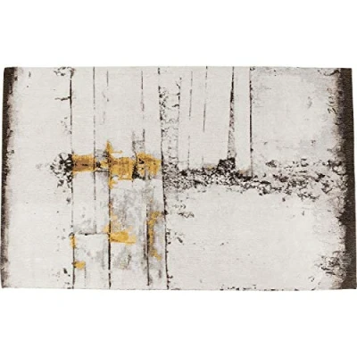 Imagen de Kare Design Alfombra Abstract, Grey Line, 170x240cm, 100 algodon, sala de estar, dormitorio