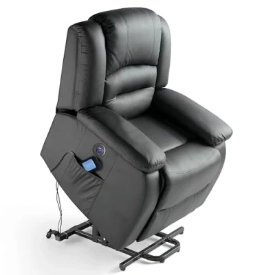 Imagen de ECODE® Sillon de Relax Reclinable Levantapersonas Sillón Electrico con Masaje y Calor Lumbar Sillones Electricos Stressless Ideales para Personas Mayores Sillonrelax