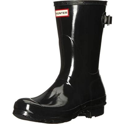 Imagen de Hunter Mujer Original Back Adjustable Short Gloss Rubber Black Botas 37 EU