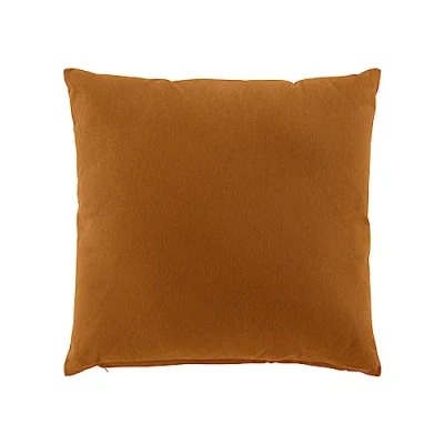 Imagen de Douceur d&#039;Intérieur Twily Cojín, con Funda extraíble, 45 x cm, Camello, algodón y poliéster Reciclado