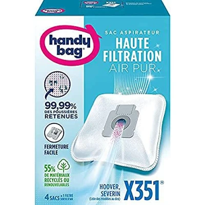 Imagen de Handy bag x351 hoover freespace sprint, sacchetti per aspirapolvere, 4 pz. + filtro di scarico