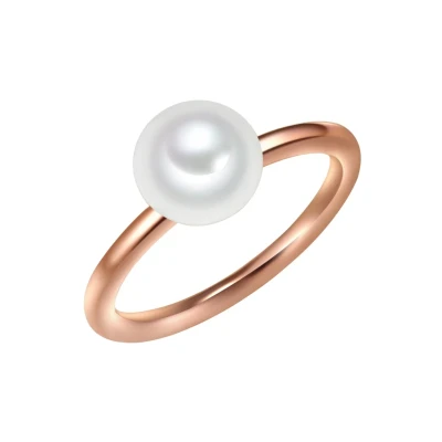 Imagen de Valero Pearls Anillo Rose goldcoloured, Mujer, Talla: 50, gold coloured