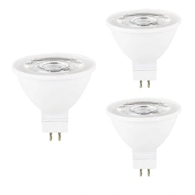 Imagen de Desconocido GU5.3 MR16 Bombilla LED 6W ZRJIA AC 220 240V blanco frio 6000K Lámpara halógena 60W equivalente, lámparas base 6W, sin parpadeo, 600LM no regulable 120 3 piezas