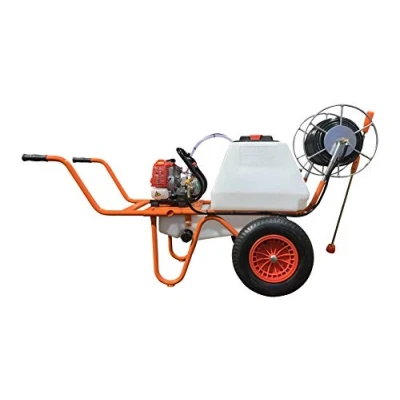 Imagen de Bricoferr PT64052 2 Carretilla Sulfatadora Motor a Gasolina Tiempos y Capacidad 80 litros