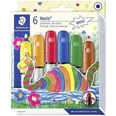 Imagen de STAEDTLER 2390 C6 Pack de 6 ceras, Colores básicos surtidos, Única