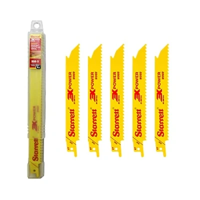 Imagen de Starrett Juego sierra sable bimetal 6 diente blister 5u