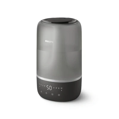 Imagen de Humidificador inteligente Philips compacto pero potente con nebulización Sky High, hasta 32 h de autonomía, depósito agua 3 l llenado superior, para habitaciones 41 m² (HU1510/03)