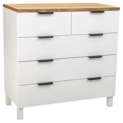 Imagen de Comoda de madera 5 cajones