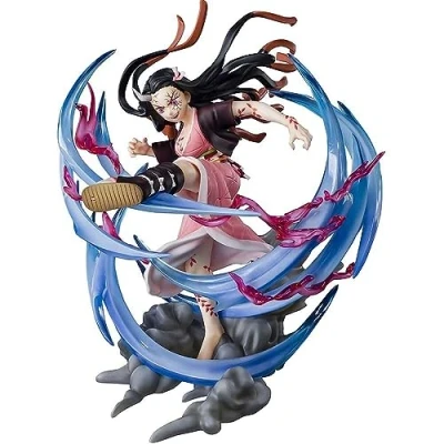 Imagen de BANDAI TAMASHII Nations Nezuko kamado Demon Form advancing Ver Fig 20 cm kimetsu no Yaiba figuarts Zero