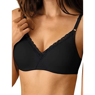 Imagen de Nur Die Baumwoll Spitzen BH Sujetador, Blanco, 110B para Mujer
