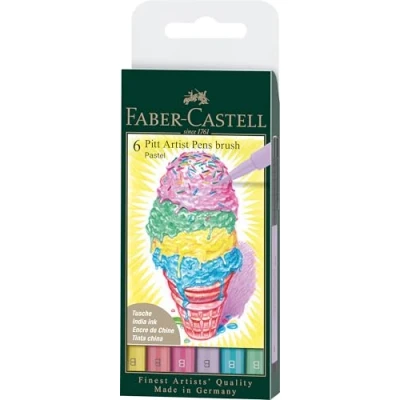 Imagen de Faber Castell Pitt Artists Rotuladores pastel (6 unidades)