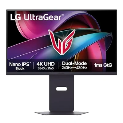 Imagen de LG 27G850A B Monitor Ultragear 27&quot;, Panel Nano IPS, (3840 x 2160), 240 Hz, 1ms (GtG), DCI P3 99%, G Sync Compatible y FreeSync Premium Pro, Pivotable, Morado Grisáceo