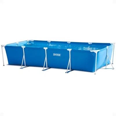 Imagen de Intex 28273NP Small Frame Piscina Desmontable Tubular, 450 x 220 84 cm, 7.127 litros, Color Azul