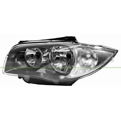 Imagen de PRASCO BM1214914 Faros izquierda H7/H7 gris oscuro BMW: 1 Hatchback
