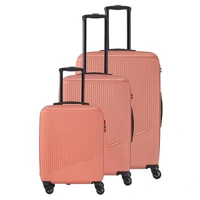 Imagen de Travelite BALI 4W Trolley L / M S Juego de maletas, Talla: One Size, Koralle