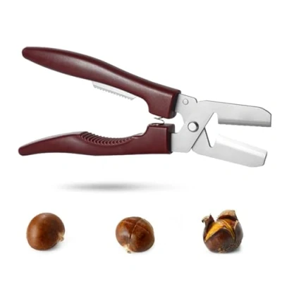 Imagen de Chestnut Shell Opener, Portable Nutcracker Clip, Walnut Nut Multifunctional Peeler, Dried Fruit Cutter Tool for Home Restaurant (1PCS)