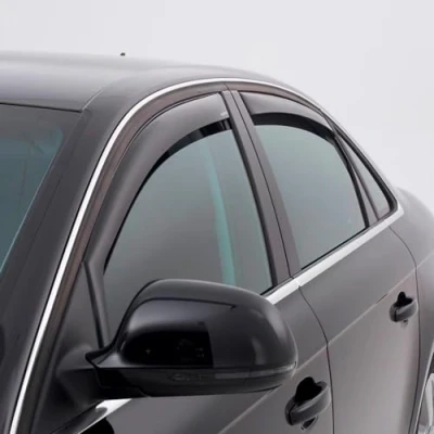 Imagen de ClimAir Car Comfort Deflectores de Aire Master Negro (Trasera) Compatible con BMW Serie 1 F40 5 Puertas 2019