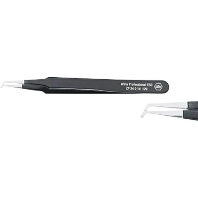 Imagen de Wiha Pinzas SMD Professional ESD de tipo 12 120 mm (32338)