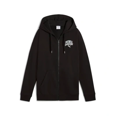 Imagen de Puma Class Relaxed FULL ZIP Hoodie Sudadera con cremallera, Mujer, Talla: XL, Black