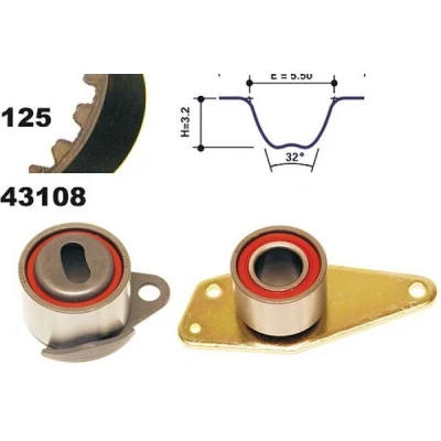 Imagen de MAPCO 23108 Kit de correa distribución 125 RENAULT: CLIO 1, LAGUNA 19 I Chamade, VOLVO: 460 L, 480 E, 340 360 Berlina