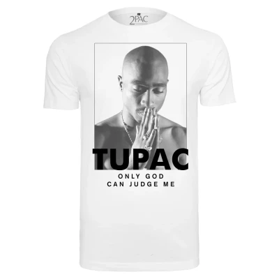 Imagen de Mister Tee 2PAC Prayer Camiseta estampada, Hombre, Talla: XXL, White