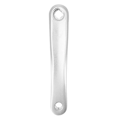 Imagen de Brazo de Manivela Bicicleta 170 Mm, Aleación Aluminio Mano Izquierda Juego Bielas una Velocidad para Accesorio Repuesto Bicicleta(Agujero plateado rómbico)
