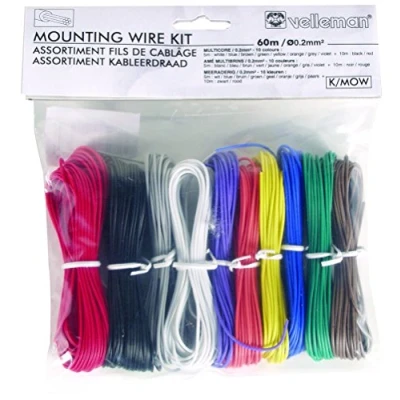 Imagen de Velleman Cable de cableado K/MOW 1 x 0,20 mm², Multicolor