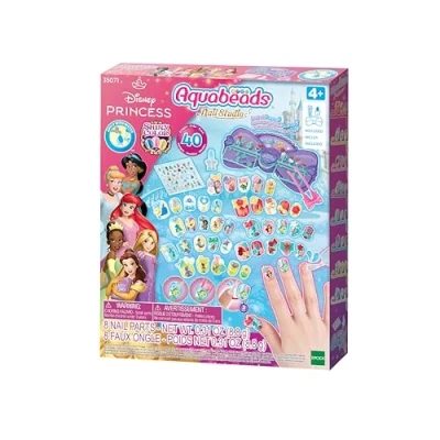 Imagen de Aquabeads ANS Disney Princess Nail Designer Kit, Multicolor (EPOCH 35071)