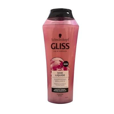 Imagen de Schwarzkopf Gliss de seda líquida Champú Brillo 250ml Paquete 6