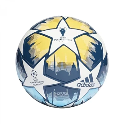 Imagen de adidas UCL LGE J350 SP Balón, Juventud Unisex, Blanco/Panton (Multicolor), 5