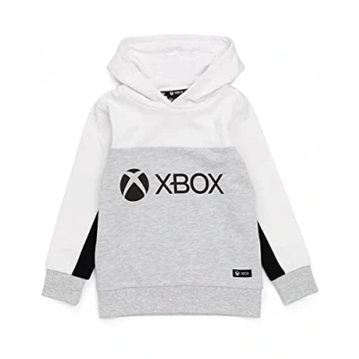 Imagen de Xbox Hoodie Boys Kids Game Console Logo Gris Sudadera con Capucha Mercancía 11 12 años