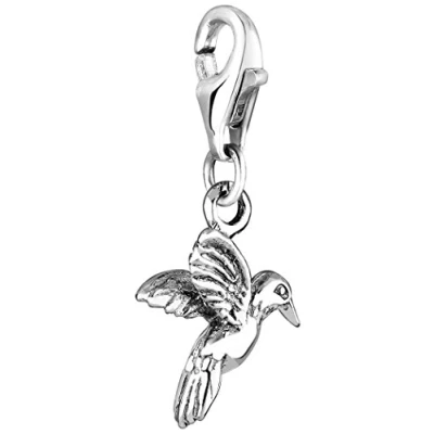 Imagen de Nenalina Plata Charm Colgante colibrí para Collares y Pulseras Mujer 713108 000