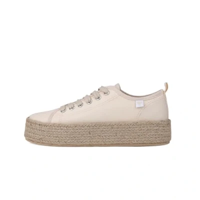 Imagen de WALK IN PITAS Tina Alpargata de Mujer Mocasines Zapatillas Verano Zapatos Casuales y Cómodos para Crudo 36