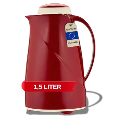 Imagen de Helios Wave plástico vacío Jarra, plástico, Rojo, 1,5 L