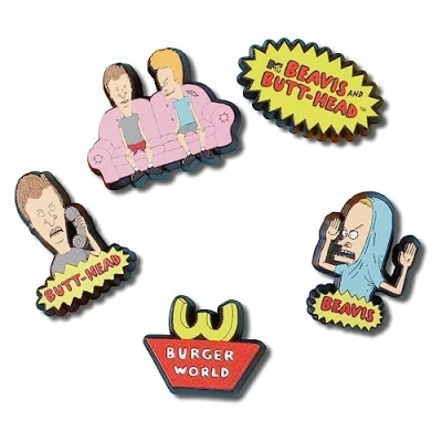 Imagen de Crocs Beavis y Butthead, Colgantes para Zapatos Unisex Adulto, Color Multi, Talla única