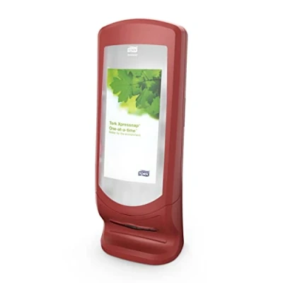 Imagen de Tork Xpressnap 272212 Dispensador de servilletas vertical / Ideal para restaurantes Sistema N4 Rojo