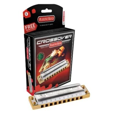 Imagen de Hohner Inc. m2009bx a cruzado Marine Band armónica