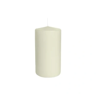 Imagen de 12 velas, cera, diámetro 5 cm, altura 8 cm marfil
