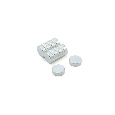 Imagen de Magnet de Neodimio N42 Chapado en Zinc Para Artes, Manualidades, Fabricación Modelos, Bricolaje, Pasatiempos, Oficina Y Hogar 15mm Diámetro x 5mm Espesor 5,4kg Paquete 10