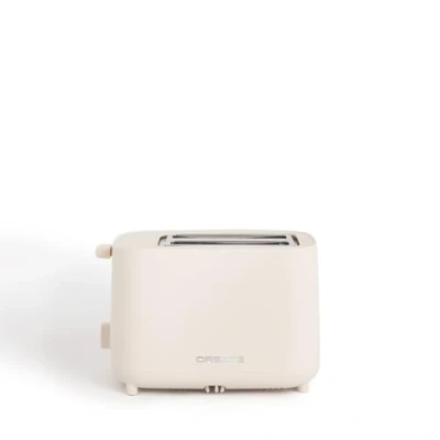 Imagen de CREATE/TOAST STUDIO/Tostador Blanco Roto / 6 Niveles de potencia, bandeja recogemigas, termostato, descongelación, recalentar, sistema seguridad, 750W